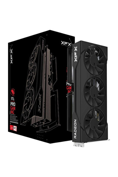 XFX Radeon RX 9060 XT gaming graphics card, RX-96TS316B7, 16 GB, Black