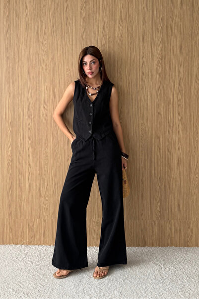 macharel jeans Γυναικείο Γιλέκο Κάτω Κοστούμι