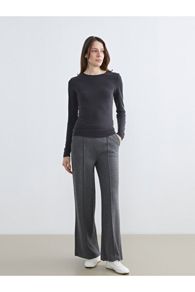 LC Waikiki Elastic Waist Wide Leg Women's Trousers
