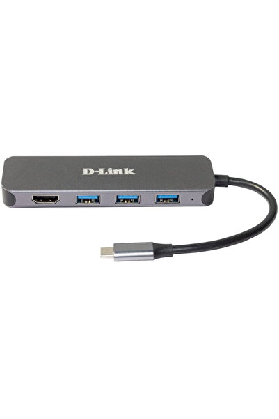 D-Link Hub USB-C cu 3 porturi și alimentare (model DUB-2333)