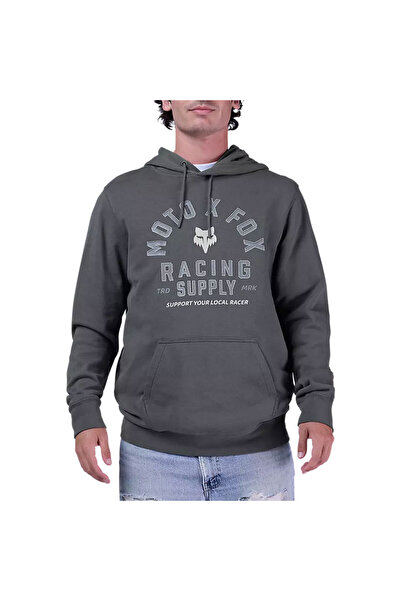 FOX Racing Φούτερ με κουκούλα FOX LOCAL RACER DARK SHADOW XXL
