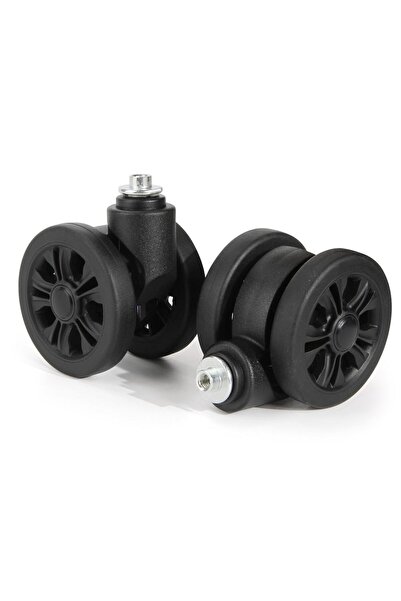 NO BRAND 2 τεμάχια Ανταλλακτικοί τροχοί βαλίτσας γενικής χρήσης, 55mm, ανθεκτ...