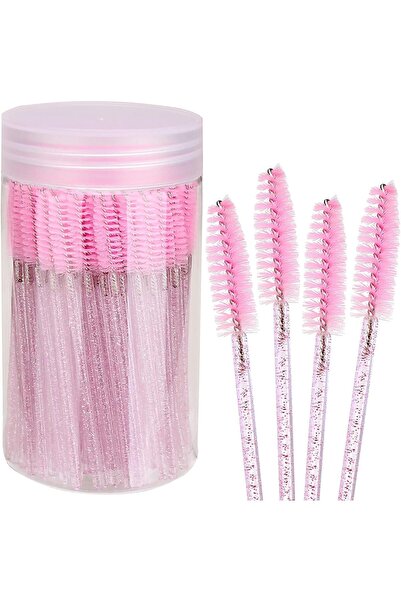 Yelajoy 100-Piece Disposable Eyelash Brush, Mascara Wands Makeup Applicators ...