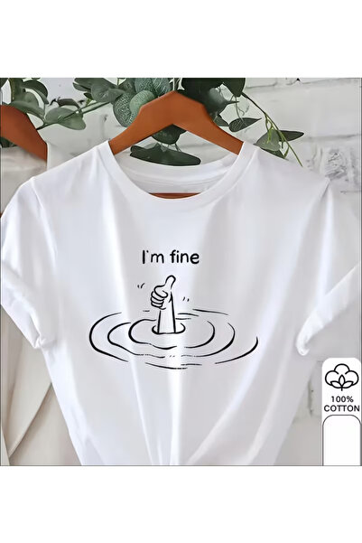 LİNA06 Sleeve Crew Neck Casual Top for Spring & Summer, Machine Washable Whit...