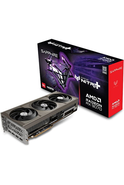 SAPPHIRE Placa video NITRO+ AMD RADEONв„ў RX 9070 GAMING OC, 16GB GDDR6, 256-bit
