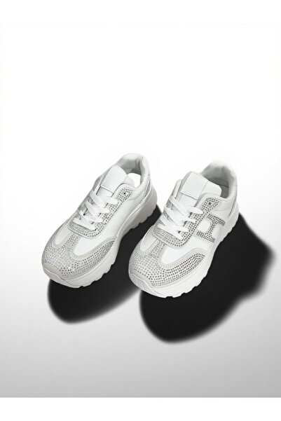 Tonii Αθλητικά παπούτσια, Γυναικεία sneakers, από οικολογικό δέρμα, με γυαλισ...