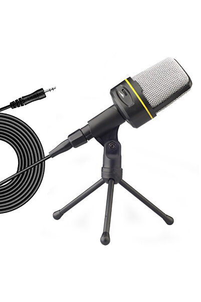 Generic ميكروفون مكثف سلكي احترافي SF-920 مع تحكم في مستوى الصوت للبث المباشر