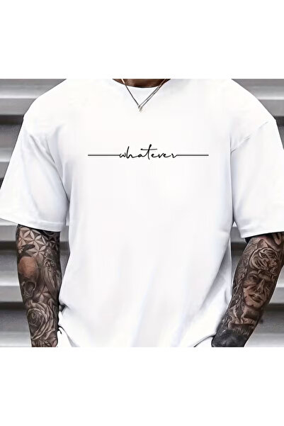 LİNA06 Men'S Patterned Print Undershirt T-Shirt for Summer Short Sleeves, Plu...