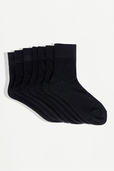LEFTIES 7'li düz bilekte çorap Pack
