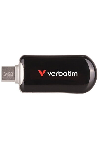 Verbatim Plectra Memory Stick, USB-C, 3.2 Gen 1, 512 GB, Black