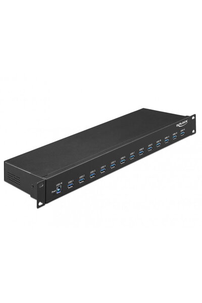 DELOCK Hub industrial 19" 13 porturi USB 3.1-A Gen 1, 64039