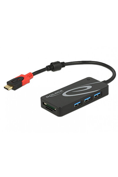 DELOCK Hub USB-C Negru