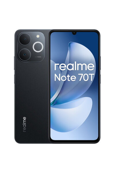 realme Telefon mobil Note 70T, 4G, Dual SIM, 4GB RAM, 64GB, 6.74 inch, 90Hz, ...