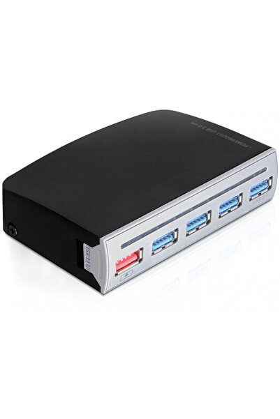 DELOCK Hub USB 3.0 Negru