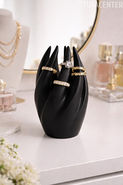 TUTACENTER Hand-Shaped Ring Stand Jewelry Display Organizer Jewelry Accessory...