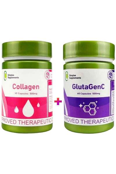 Simplee Supplements مكمل غذائي من مجموعة الجلوتاجين والكولاجين