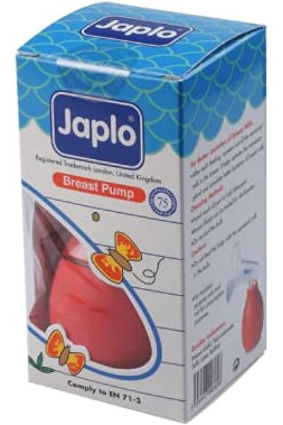 Pump Jablo Manual Breast Pump, White/Red