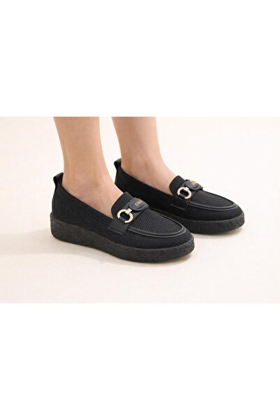 TRENDYSHOSE 06465 Comfortable Anatomic Knitwear Buckle Women's Comfortable Ba...