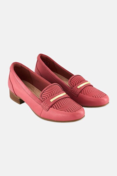 CLARKS Women Standard Fit Juliet Aster Slip On Pumps, Dark Dusty Rose
