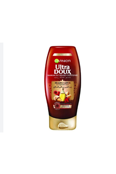 Garnier قناع الشعر الترطيب الفائق مع زيت الخروع واللوز للعلاج 400 مل