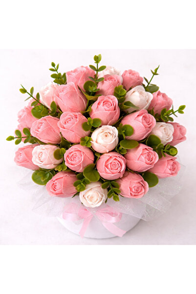 OEM Decorative arrangement of 27 fragrant tulips in a pot - elegant gift