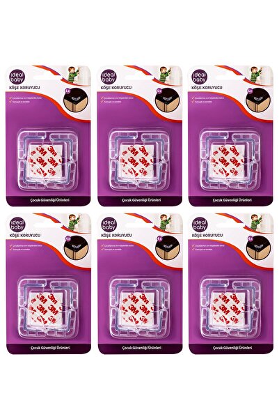 İdeal Baby Σετ προστατευτικών γωνιών 6 τεμαχίων - Τυπικό