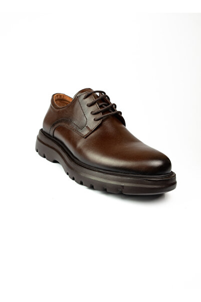 Nobel 5044 Brown Leather Eva Sole Classic Men's Shoes