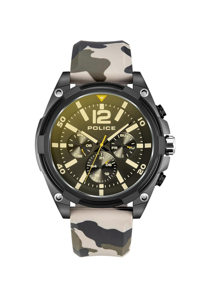 Police ساعة ساندوود كامو/أسود للرجال PEWJQ2007401- 48MM