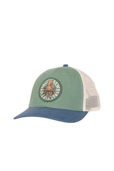 Salty Crew ΤΕΝΤΑΚΛΕΣ ΜΠΟΪΣ ΡΕΤΡΟ ΚΑΠΕΛΟ ΤΡΑΚΕΡ ΜΕΣΑΙΟ ΠΡΑΣΙΝΟ/ΜΠΛΕ ΑΝΘΡΑΚΙ