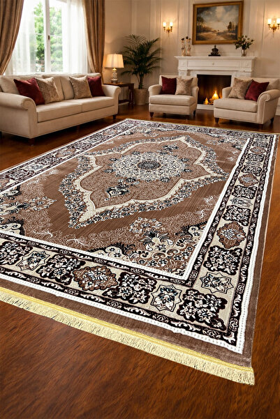 ünalcarpet 4 Metrekare - 6 Metrekare Modern Salon Ve Oturma Odası Halısı Yumu...