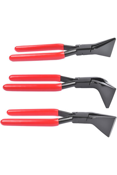 OEM Set de 3 clești pentru îndoit tablă, mânere antiderapante, 330 mm, oțel c...