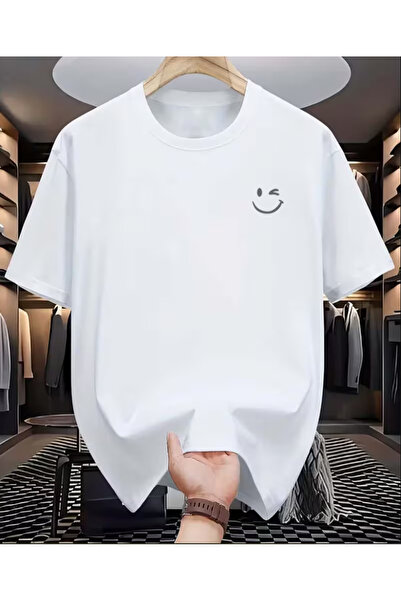 LİNA06 Men'S Novelty Short Sleeve Print T-Shirt