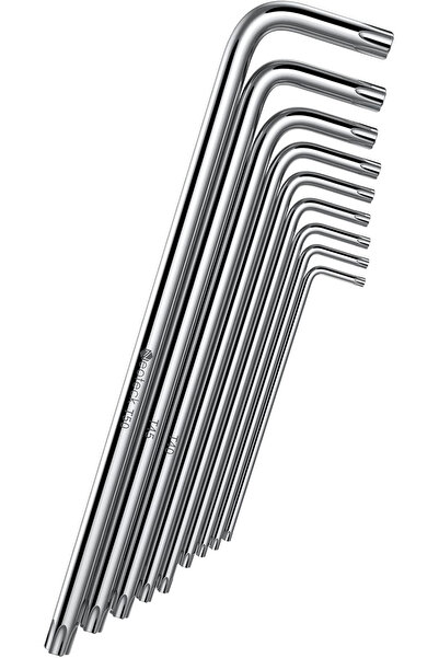 Neoteck Set de 9 biți Torx T10 T15 T20 T25 T25 T30 T40 T50 T50, biți Torx din...