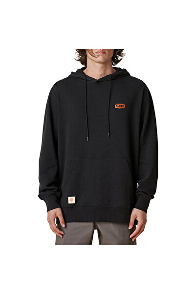 Globe LIVING LOW VELOCITY Φούτερ με κουκούλα Μαύρο/Κόκκινο Μ