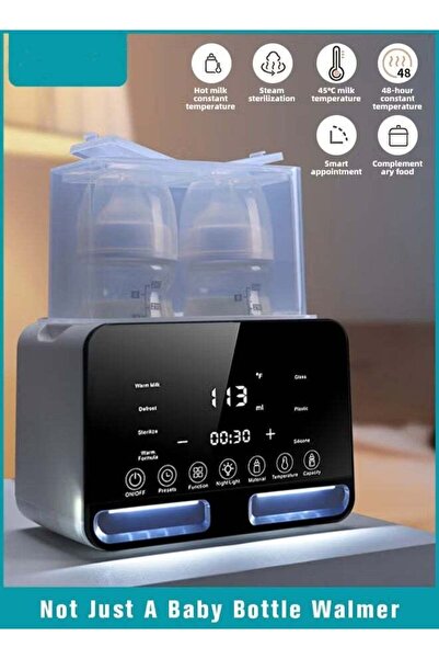 Yelajoy جهاز تسخين وتعقيم زجاجات الأطفال متعدد الوظائف 9 في 1، صانع طعام كهرب...