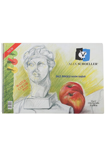 Alex Schoeller Resim Defteri Spiralli 15 YP 35x50 120 GR 833