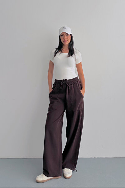 macharel jeans Παντελόνι από 100% βαμβάκι με ελαστικό τελείωμα στα πόδια και ...