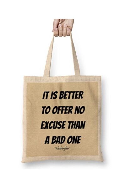 dekado George Washington Quotes Tote Bag Long Handle