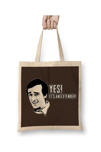 dekado حقيبة قماش Alan Partridge Extender Quote ذات مقبض طويل