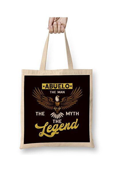 Generic Brand حقيبة حمل للرجال من Abuelo Myth Legend Grandfather Grandpa Gran...