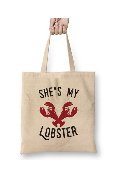 dekado She's My Lobster Cloth Bag Long Handle