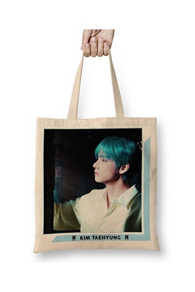 dekado حقيبة حمل ذات طلاء زيتي من BTS V Lights بمقبض طويل