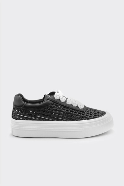 derinet Örgü Desenli Kadın Sneaker