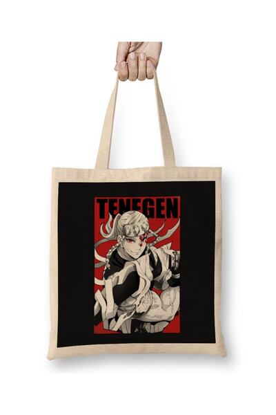 dekado Tengen Uzui Sound Hashira Flashy Ninja Tote Bag Long Handle