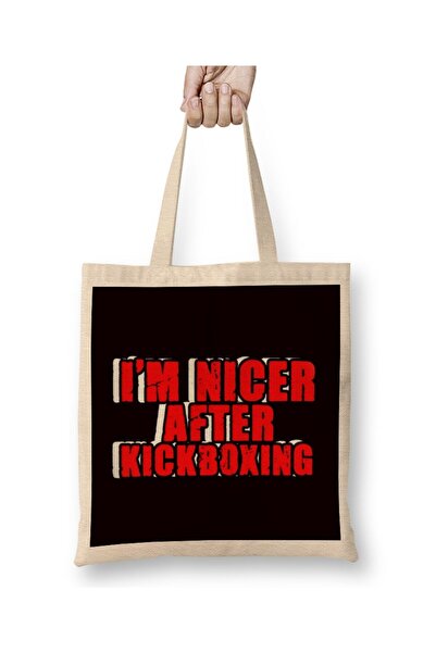 dekado Funny Kickboxer Fighter Kickboxing MMA Martial Arts Sports Tote Bag Lo...