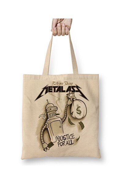 dekado Metal Ass Tote Bag Long Handle