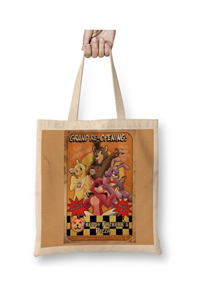 Generic Brand حقيبة Bonnie Grand Open لحقيبة Freddie's Pizza Tote ذات المقبض ...