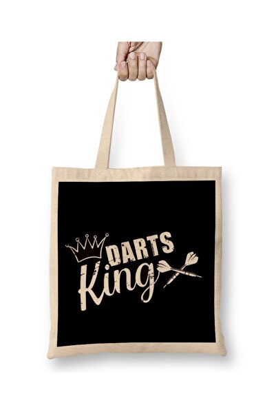 dekado Darts King Dart Player Dartist Arrow Aim Target Bullseye Cloth Bag Lon...