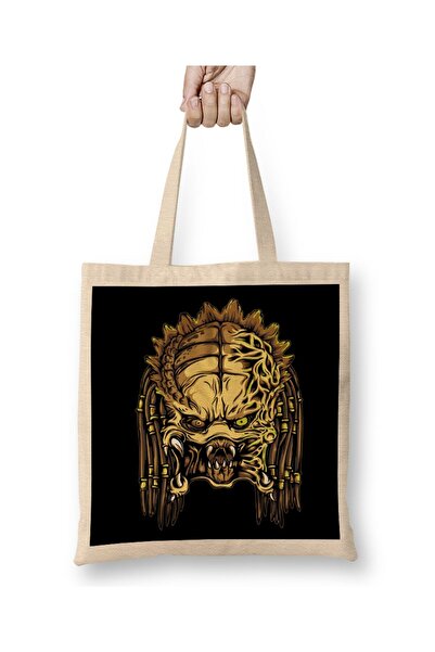 dekado حقيبة حمل من Wolf Predator Caricature Xenomorph بمقبض طويل
