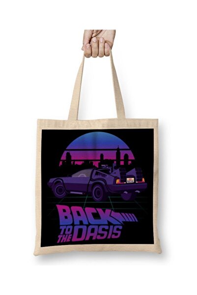 dekado حقيبة قماش Back To The Oasis بمقبض طويل
